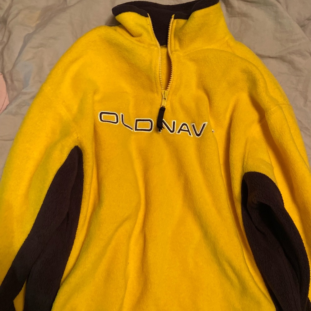 Old Navy Yellow Quarter Zip